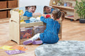 LOW SENSORY PLAY UNIT 3 CLEAR TUBS AND MIRROR SURROUND
