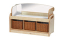 LOW SENSORY PLAY UNIT WITH 3 BASKETS AND MIRROR SURROUND