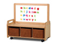 Mobile Low Magnetic Storage Unit with 3 Baskets