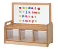 Low Magnetic Storage Unit with 3 Clear Tubs