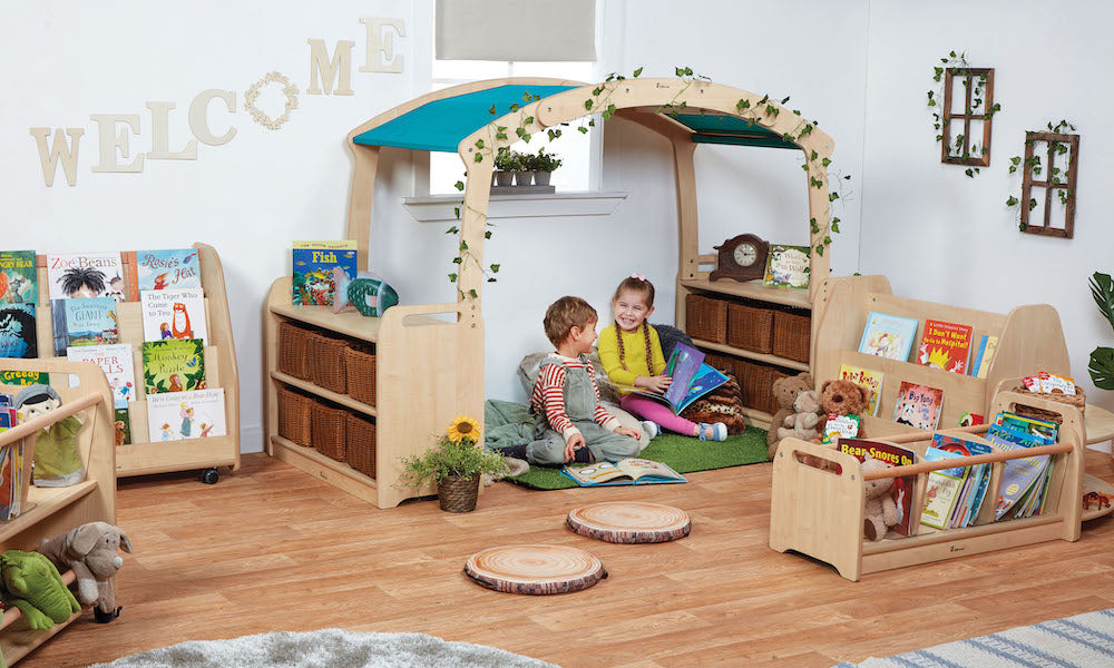 COSY READING ZONE- BLUE ROOF WITHOUT BASKETS