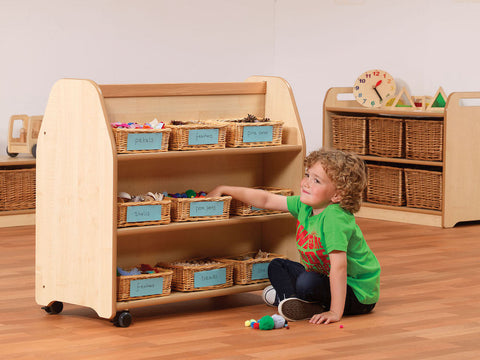 MOBILE DOUBLE-SIDED TROLLEY
