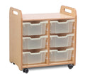 Tray Storage Unit (2 column) with 6 Deep Trays