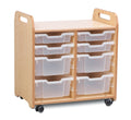 Tray Storage Unit (2 column) with 4 Shallow and 4 Deep Trays