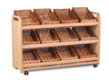 Tilt Tote Storage with 12 Baskets