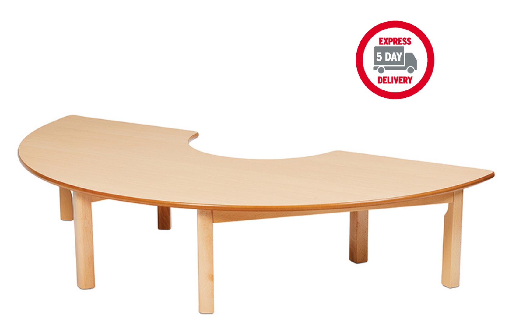 Semi Circle Table (W1630 x D560 H460mm)