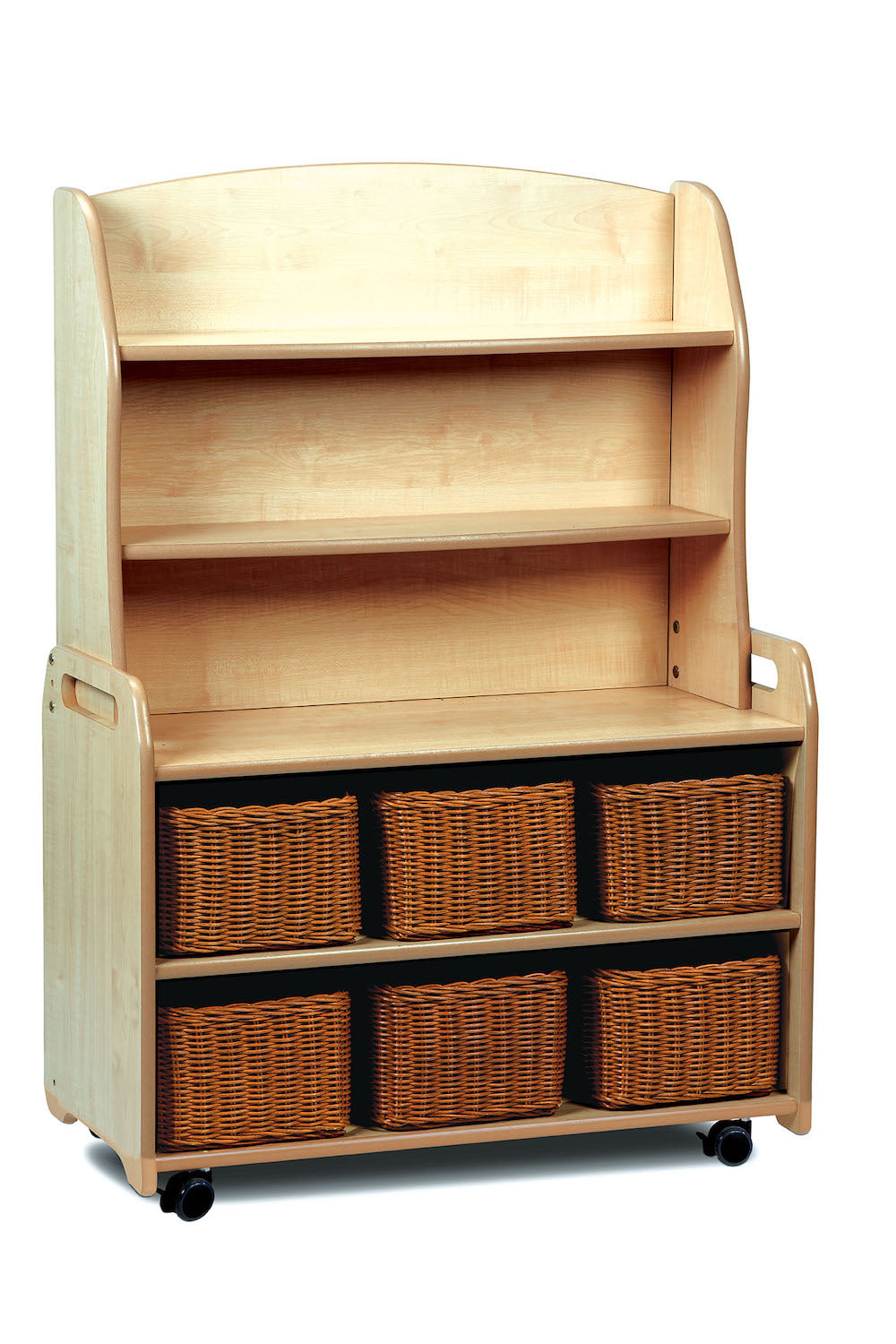 Mobile Welsh Dresser Display Storage with 6 baskets