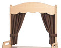 Theatre Add-on with Taupe Curtains