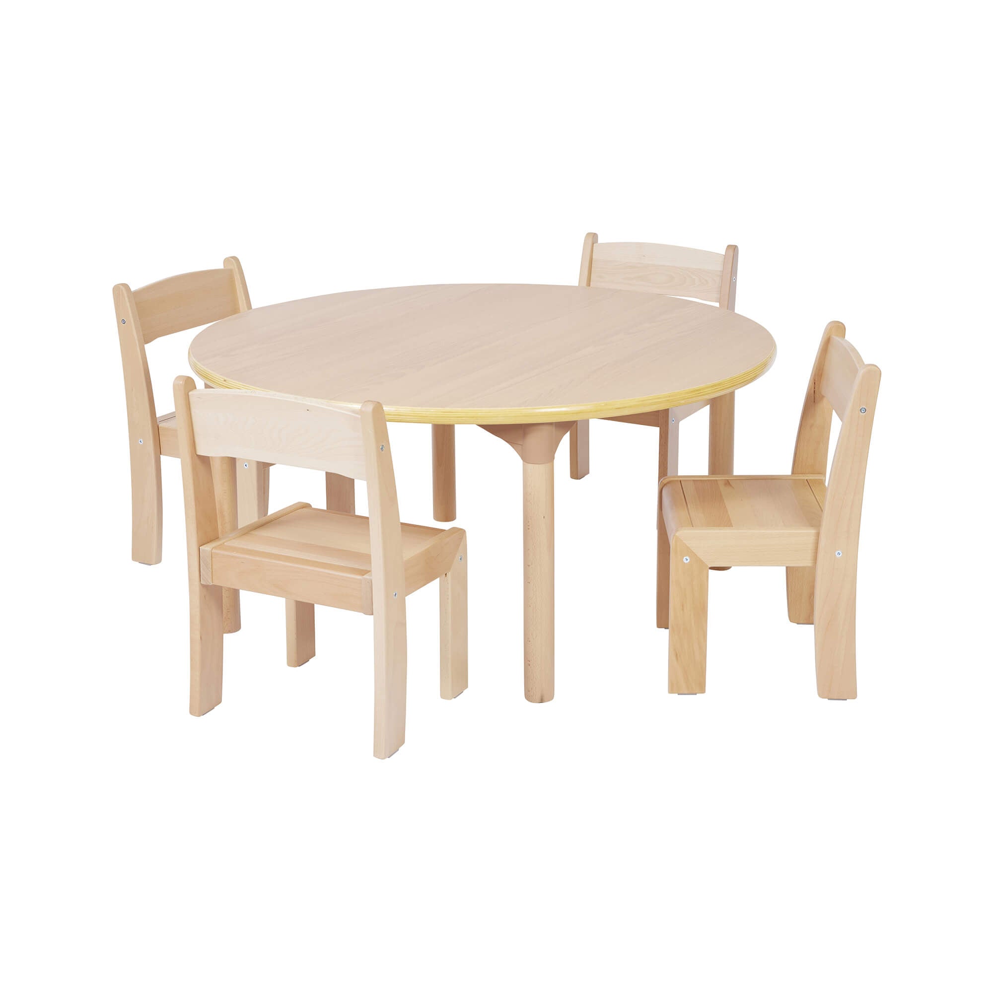 STACKING CHAIR - BEECH 4 PACK (H310)