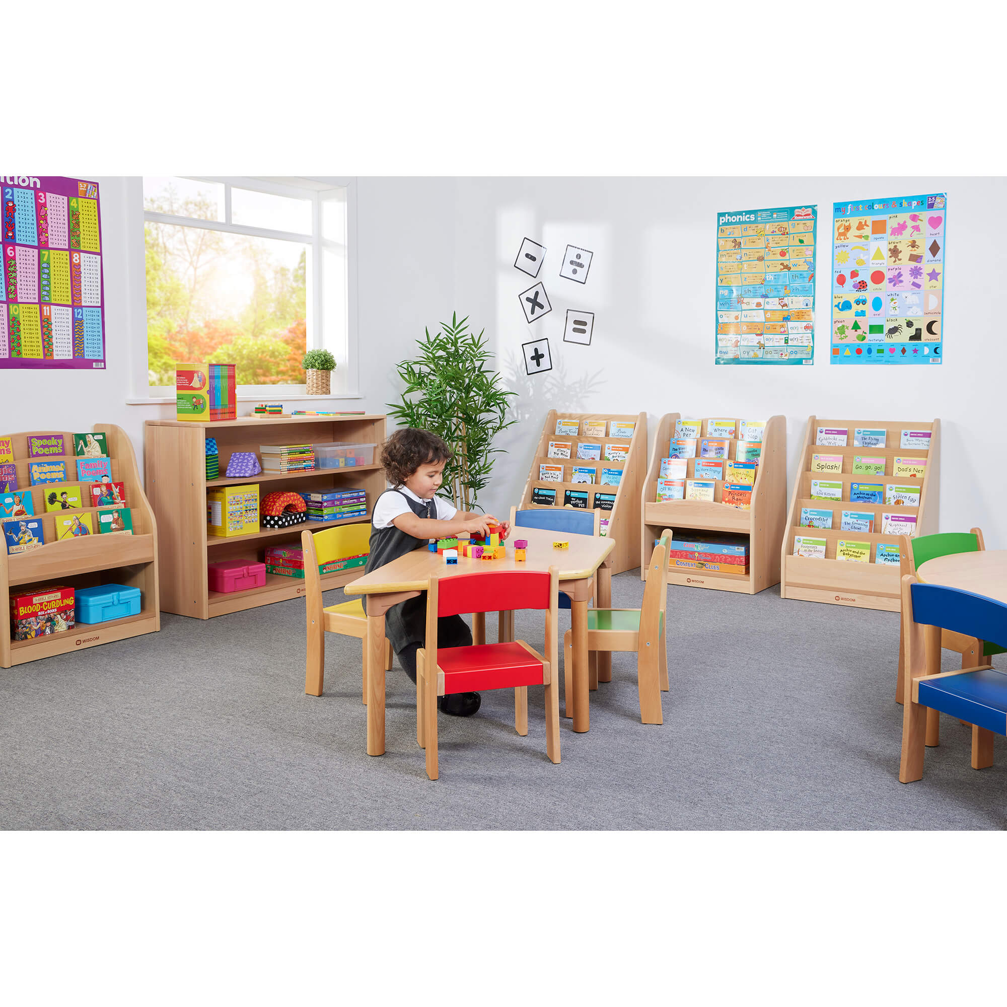 STACKING CHAIR - MIXED 4 PACK (H310)