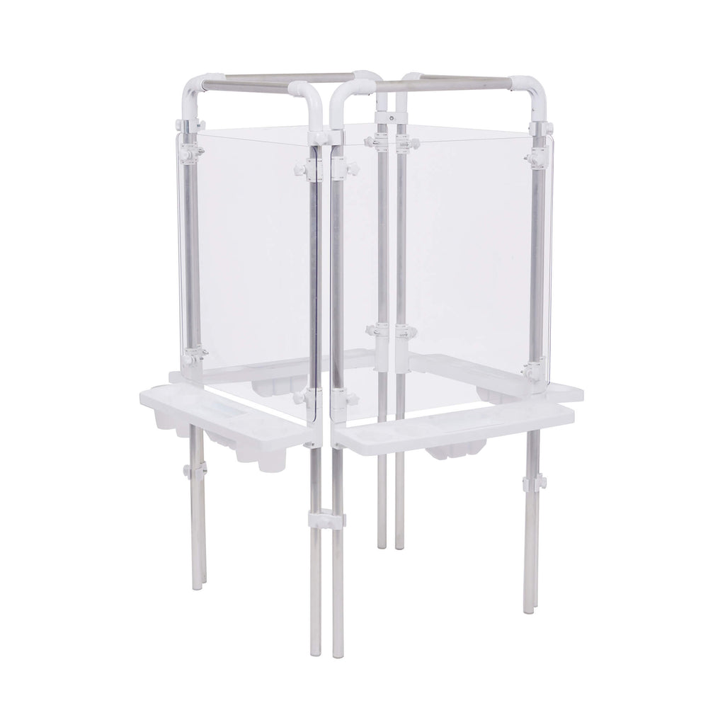 4 SIDED EASEL SET (4 DRY WIPE BOARDS)