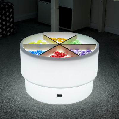 DISCOVERY GLOW TABLE + WOODEN DIVIDERS SET