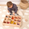 WOODEN TREASURES SUPER SET + WOODEN SORTING TRAY (14-WAY)