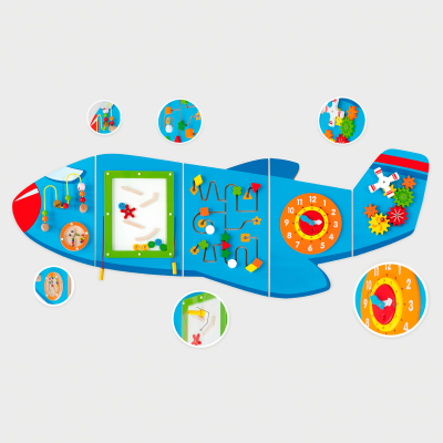 AEROPLANE ACTIVITY WALL PANELS